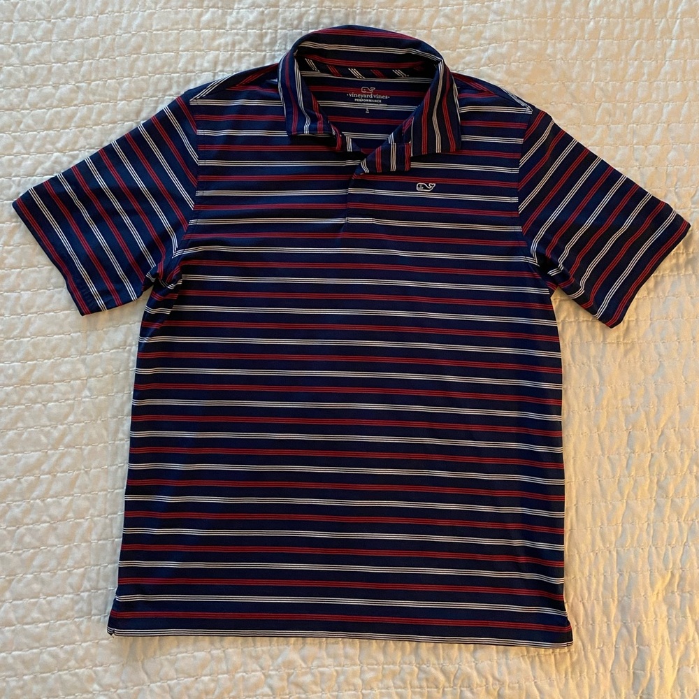 EUC Vineyard Vines Performance Polo, Boys L (16)